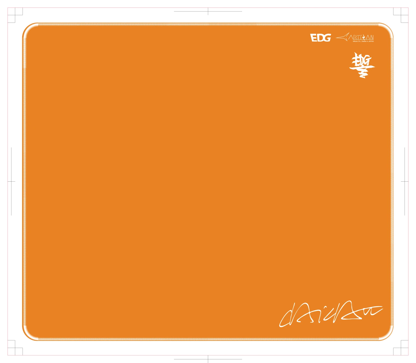 Artisan EDG Edition (Chichoo, Zero, MID, XL 490x420mm, Orange)