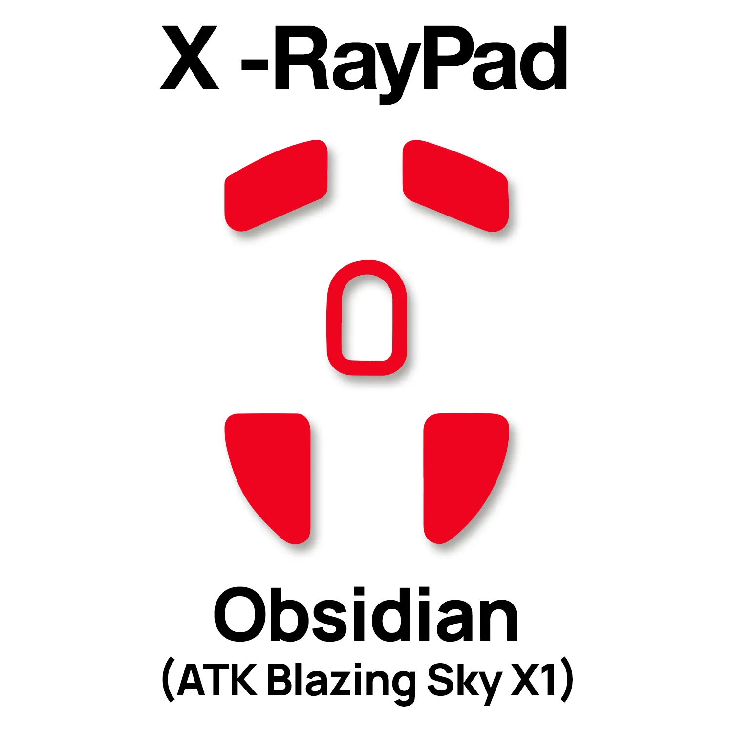 X-raypad Obsidian Mouse Skates (ATK Blazing Sky X1)