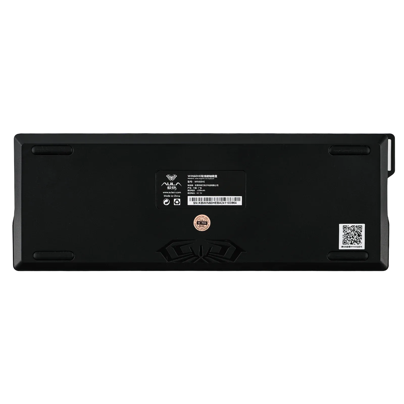 Aula WIN60 HE (Black, Greywood Magnetic Switch) — фото 7