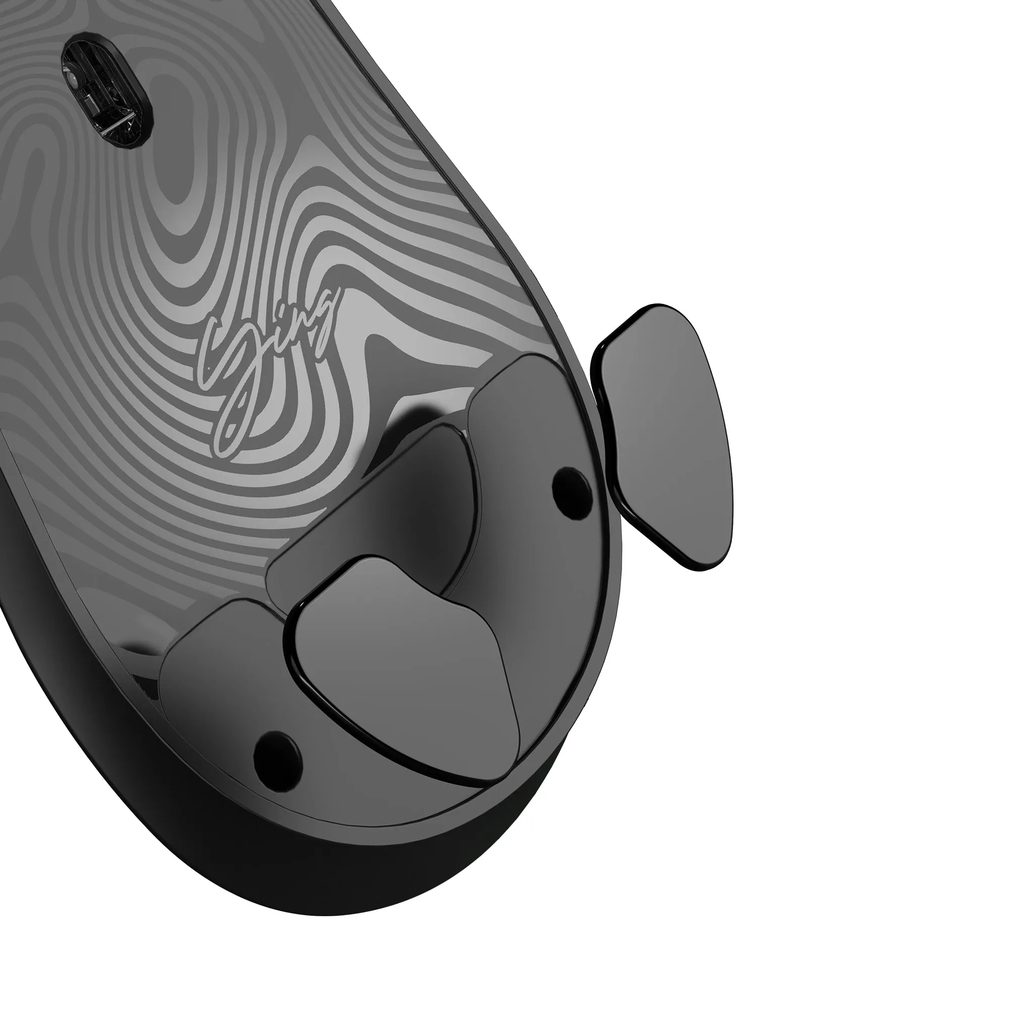 Wlmouse PTFE Skates (Black, Full/Half, Ying) — фото 4