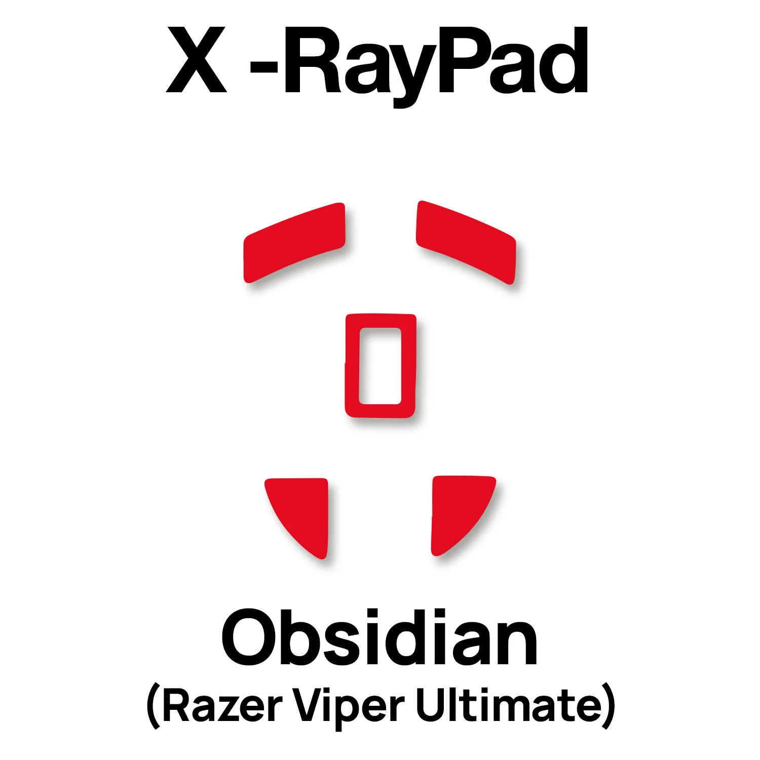 X-raypad Obsidian Mouse Skates (Razer Viper Ultimate)