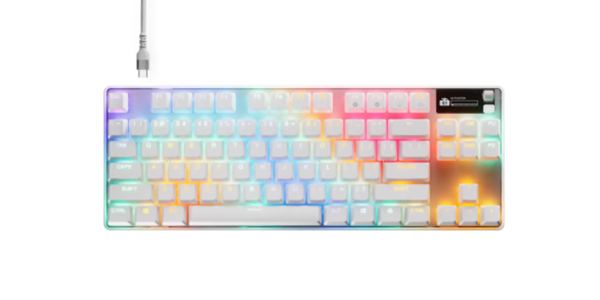 SteelSeries Apex Pro TKL Gen 3 (White, OmniPoint 3.0) — фото 2