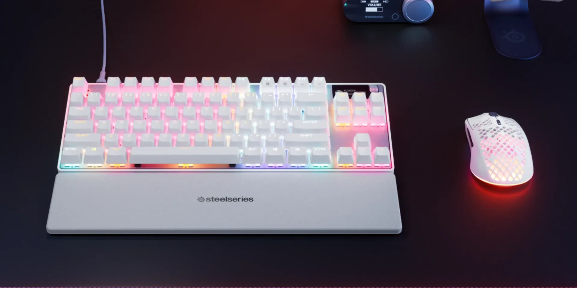 SteelSeries Apex Pro TKL Gen 3 (White, OmniPoint 3.0) — фото 4