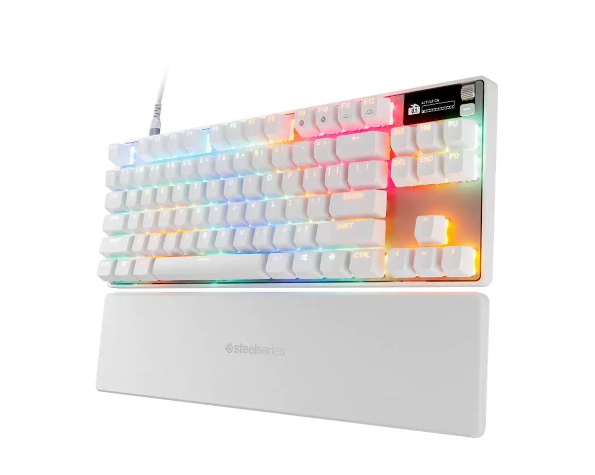 SteelSeries Apex Pro TKL Gen 3 (White, OmniPoint 3.0)