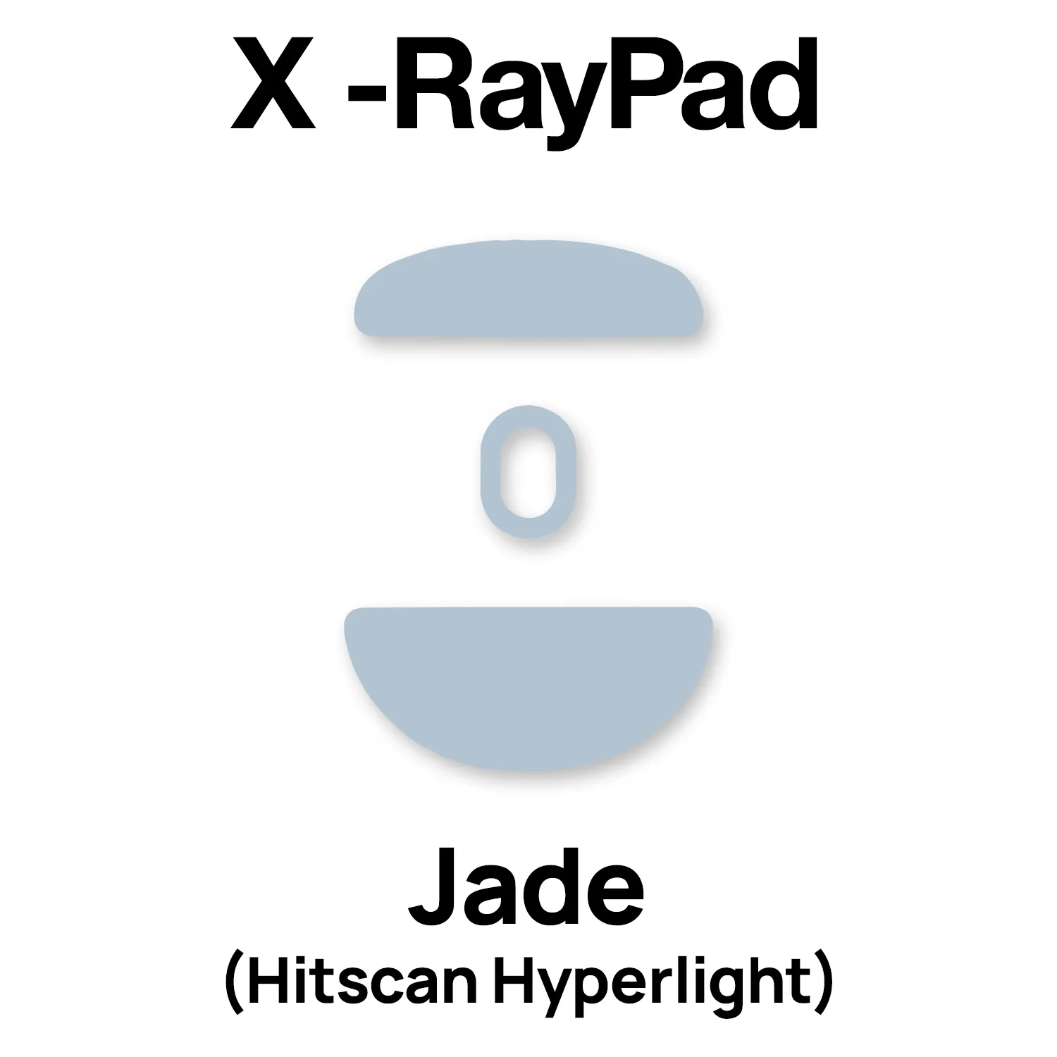 X-raypad Jade Mouse Skates (Hitscan Hyperlight)