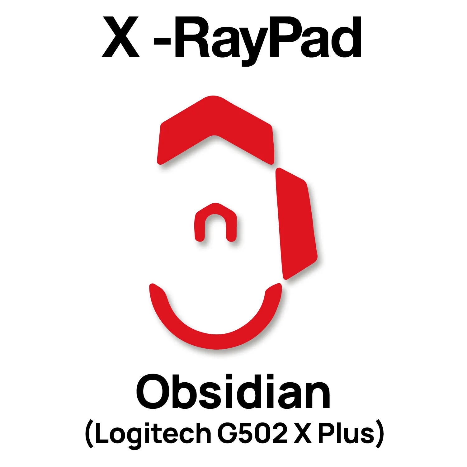 X-raypad Obsidian Mouse Skates (Logitech G502 X Plus)