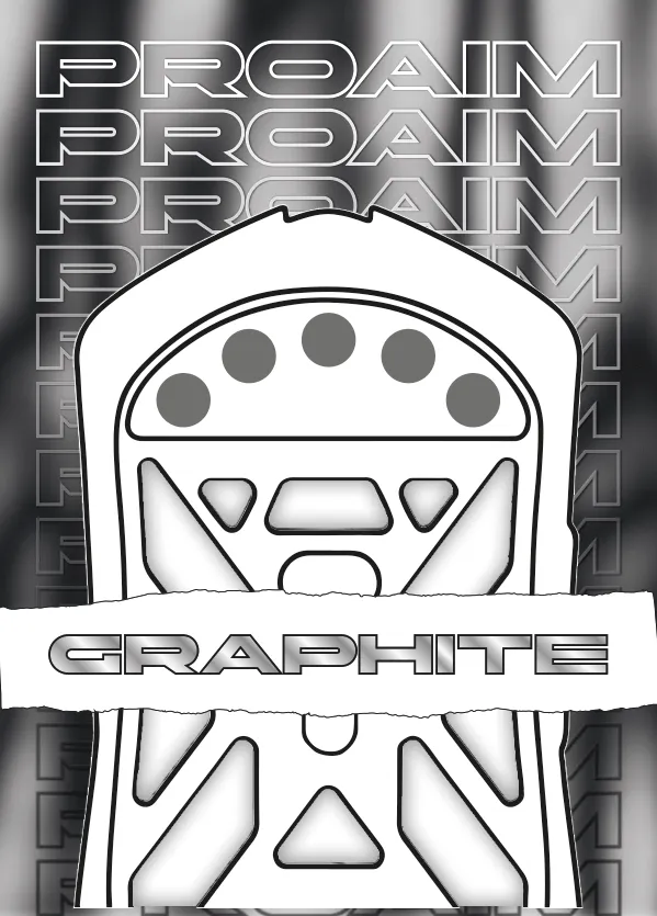 ProAim GRAPHITE Dots  Mouse Skates