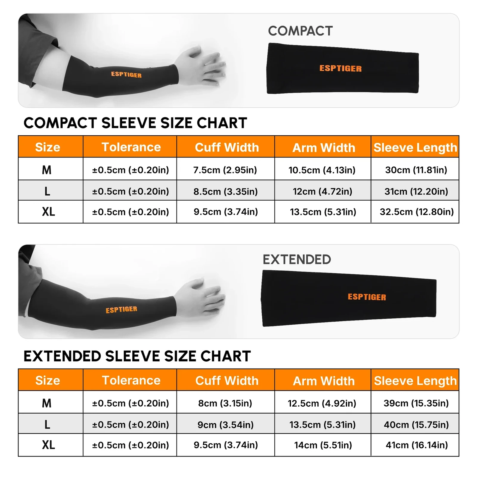 EspTiger Arm Sleeve for Esports (Компактная, XL) — фото 2