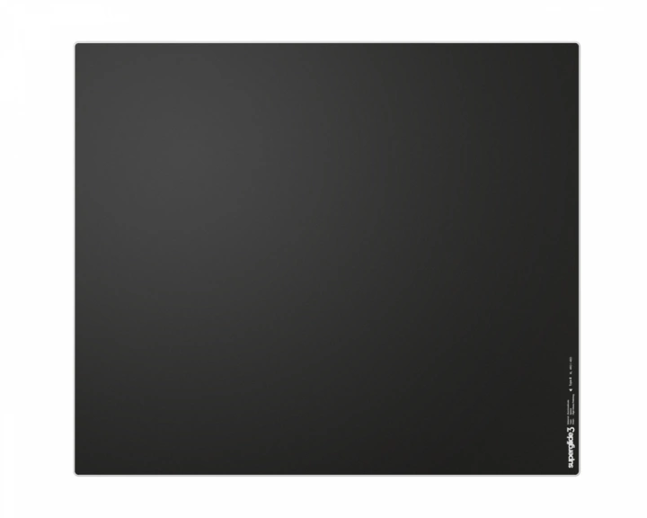 Pulsar Superglide3 Glass Mousepad - Type S (Black, L 420x330mm)