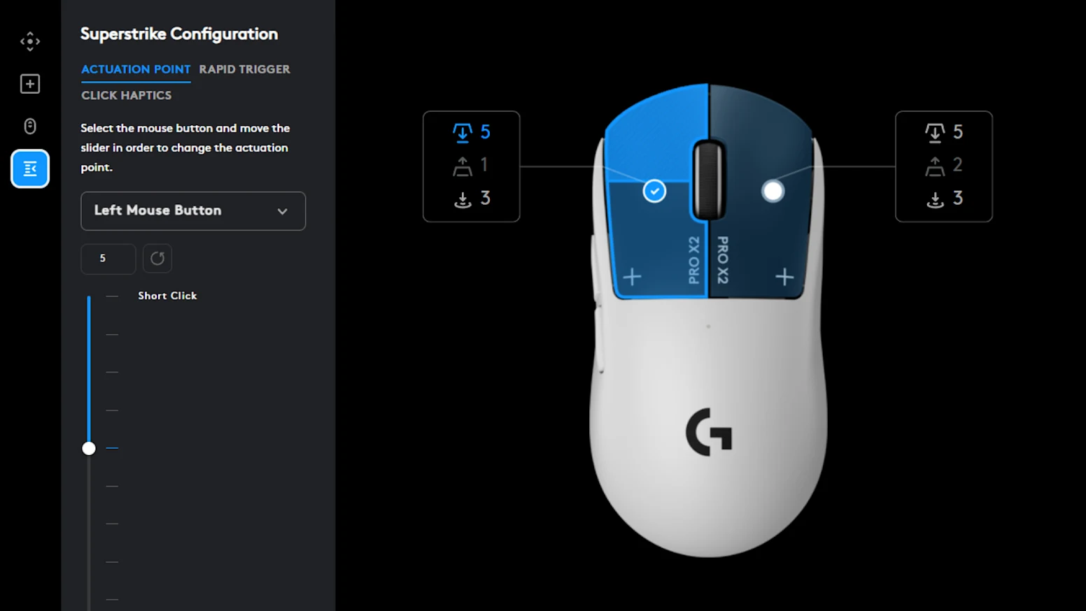 Logitech PRO X 2 SUPERSTRIKE (White/Black) — фото 5