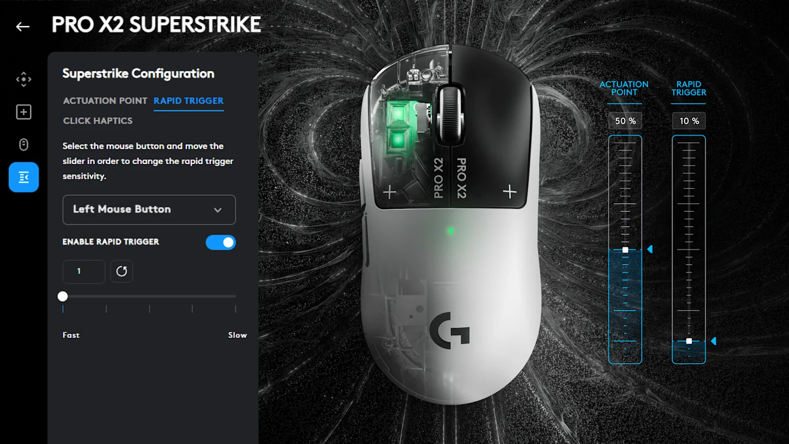Logitech PRO X 2 SUPERSTRIKE (White/Black) — фото 11
