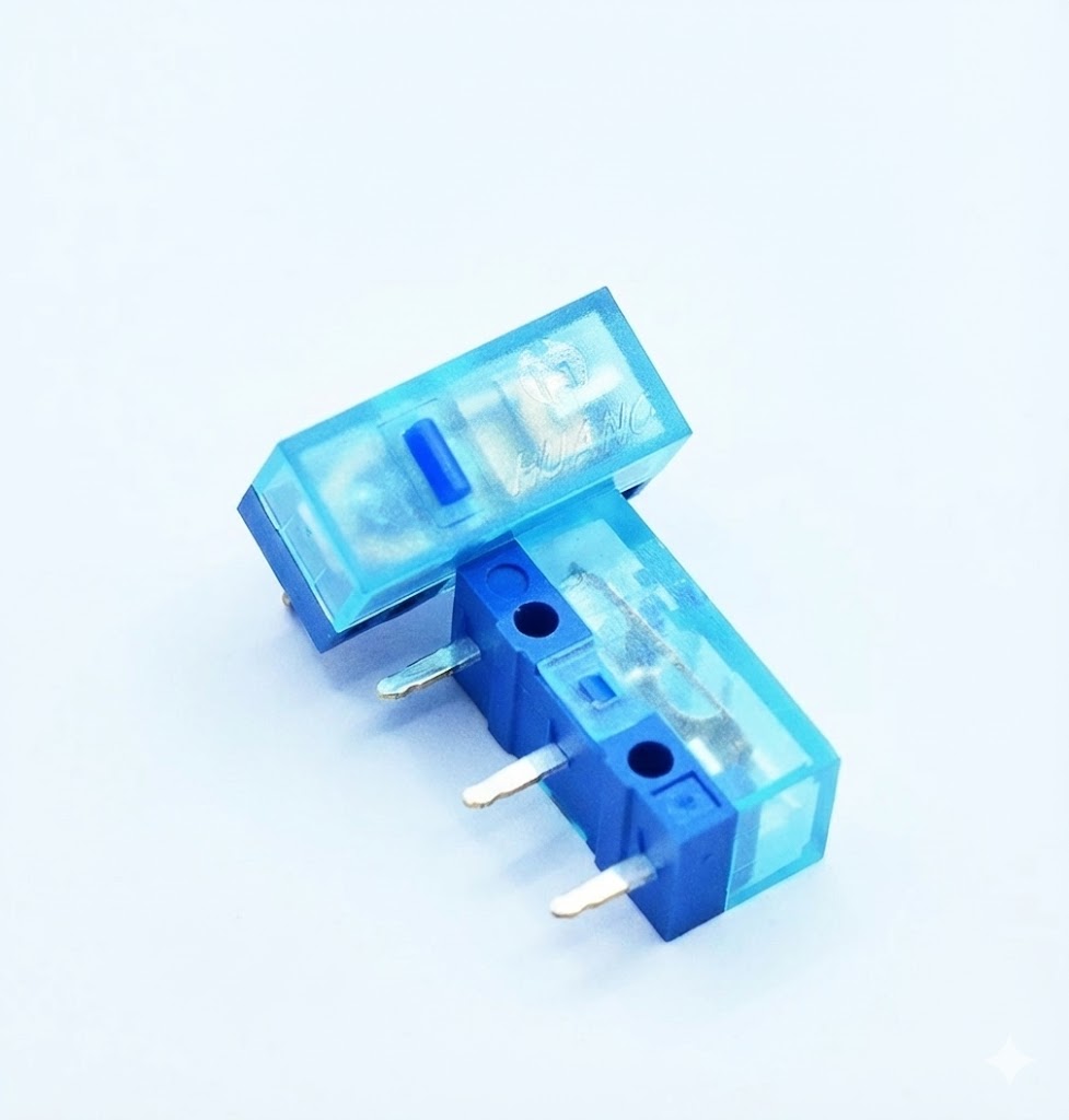 Микропереключатели Huano Blue Shell Blue Dot 60 грамм (50.000.000)