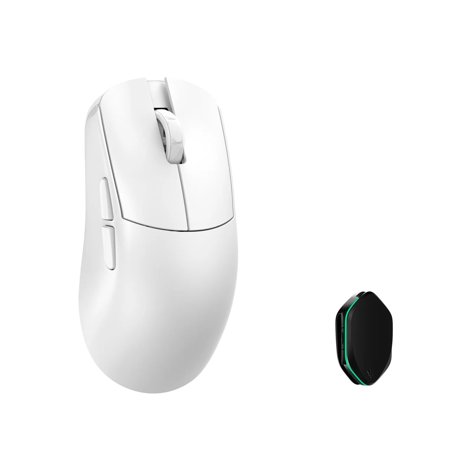 Wlmouse YING Magnesium (White, TTC Nihil Transparent Black Dot)