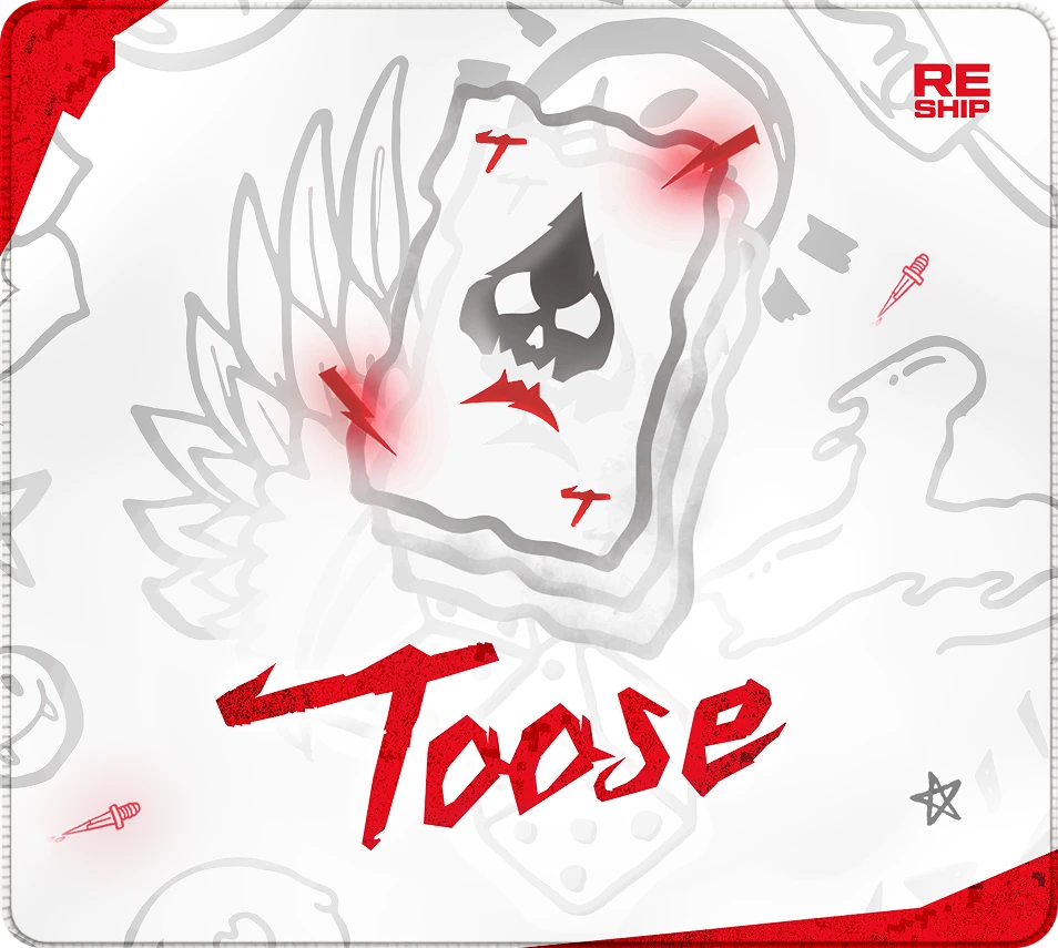 Toose Classic Бело-Красный L
