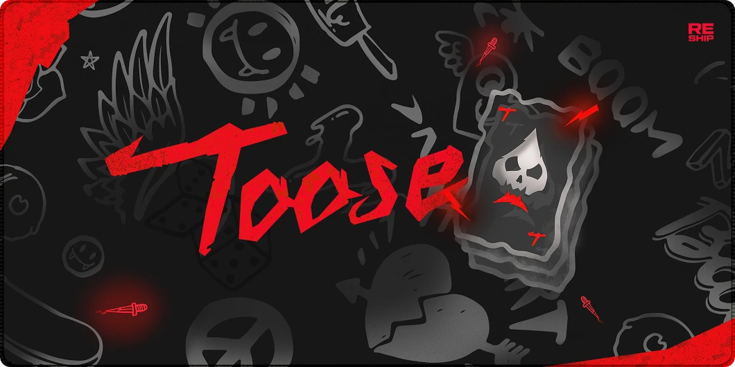 Toose Classic Красно-Черный XL