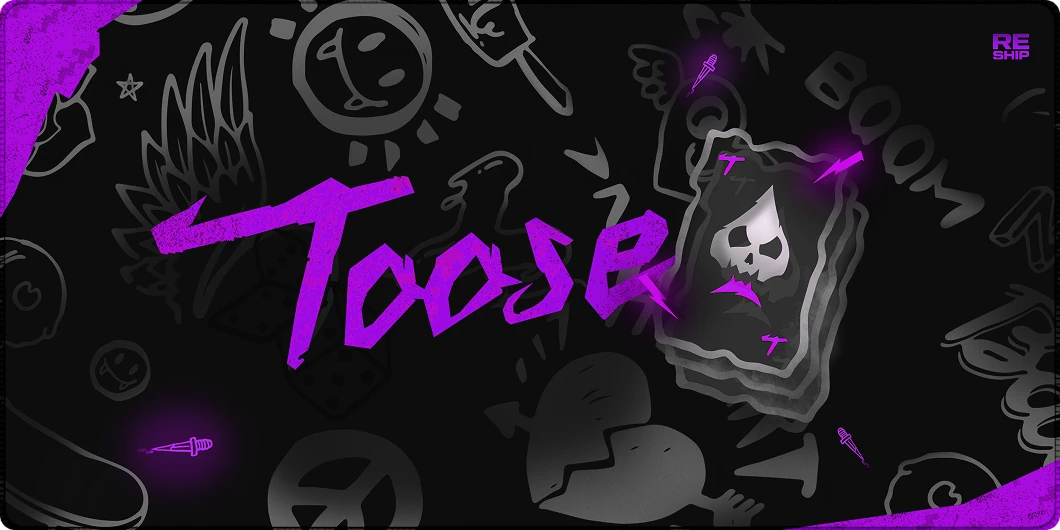 Toose Classic Фиолетово-Черный XL