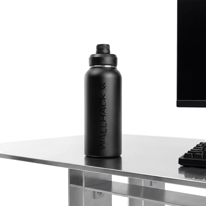 Wallhack Water Bottle (Black)