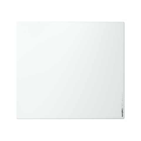 Pulsar Superglide V3 Glass Mousepad - Type S (White, XLE 500x450mm)