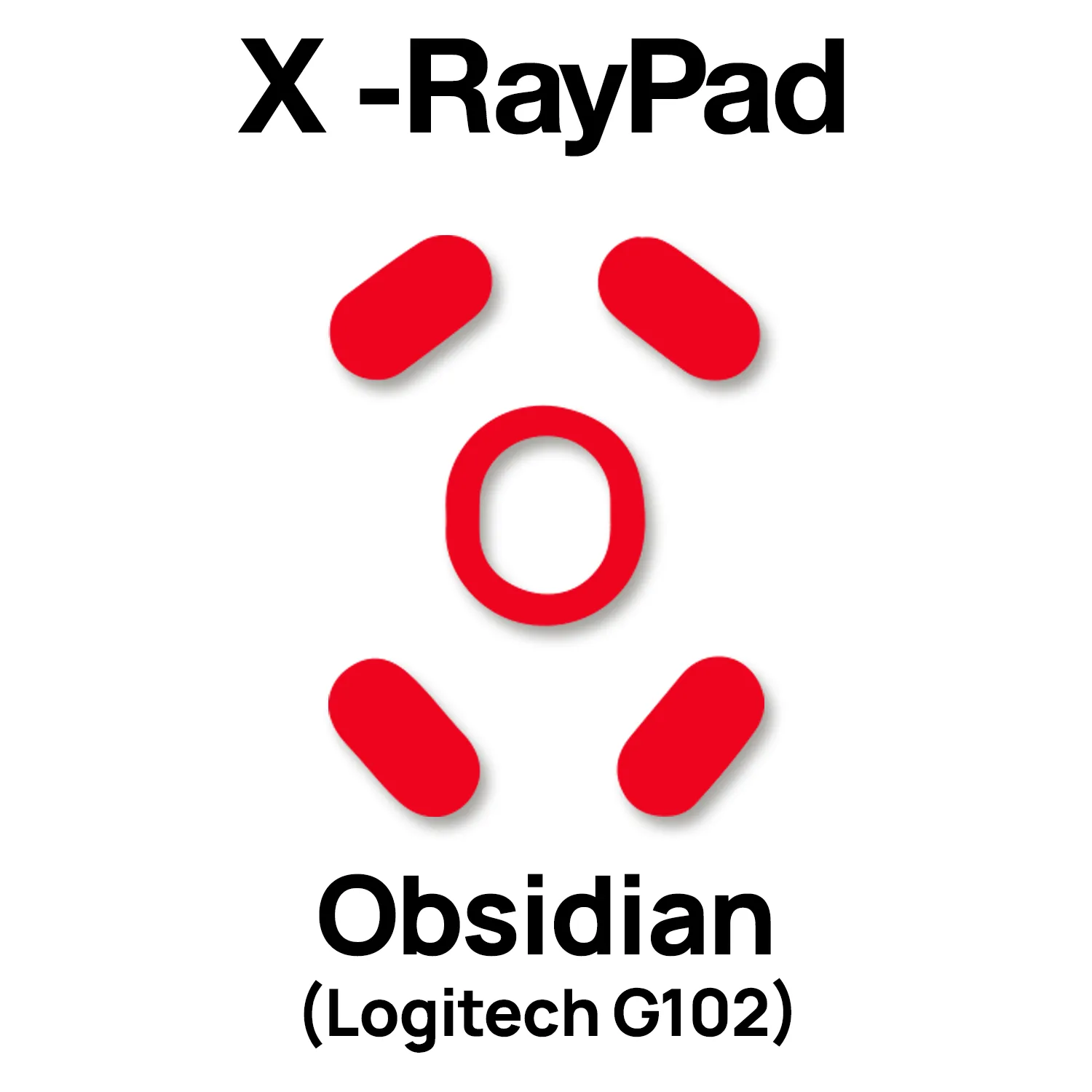 X-raypad Obsidian Mouse Skates (Logitech G102)