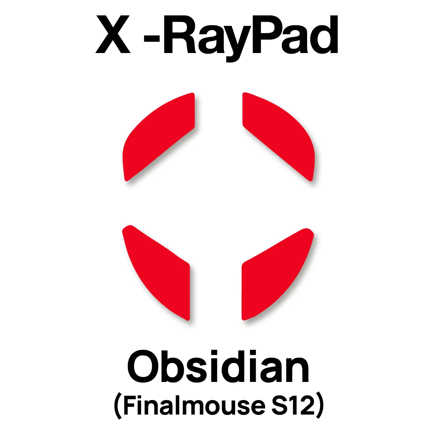 X-raypad Obsidian Mouse Skates (Finalmouse S12)