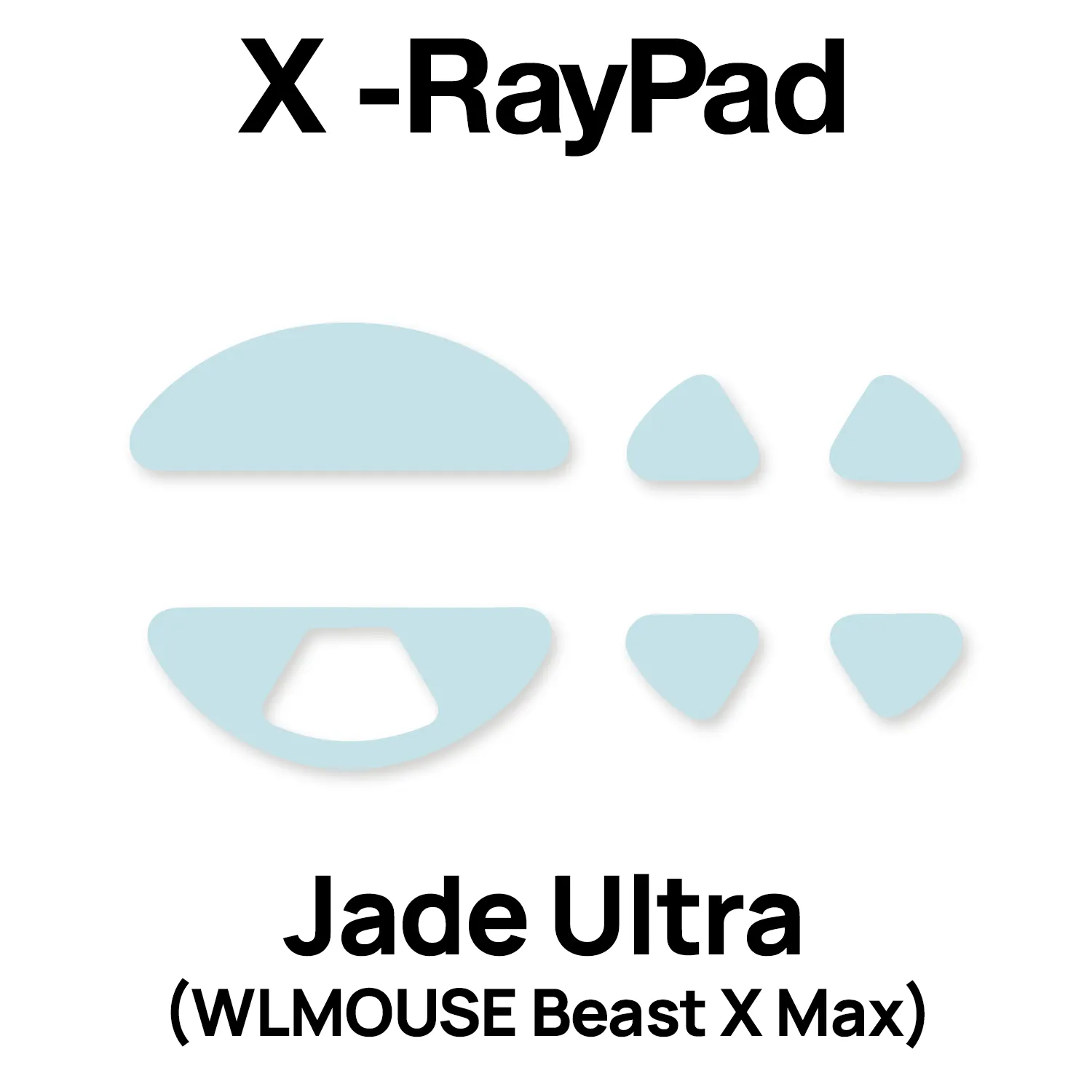 X-Raypad Jade Ultra Mouse Skates (WLMOUSE Beast X Max)