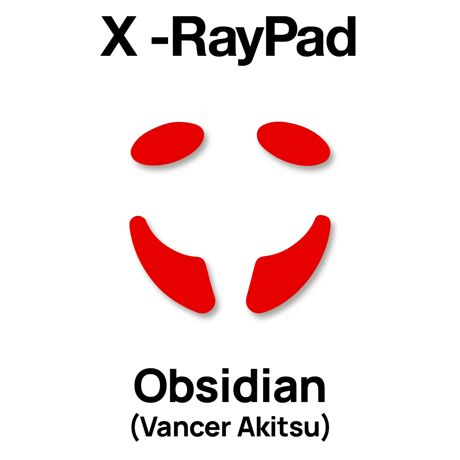 X-raypad Obsidian Mouse Skates (Vancer Akitsu)