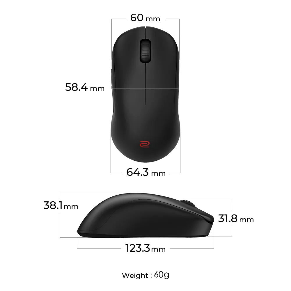 ZOWIE U2-DW (M, Matte) — фото 6