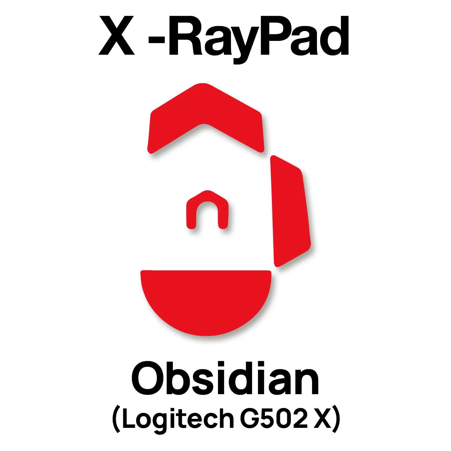 X-raypad Obsidian Mouse Skates (Logitech G502 X)