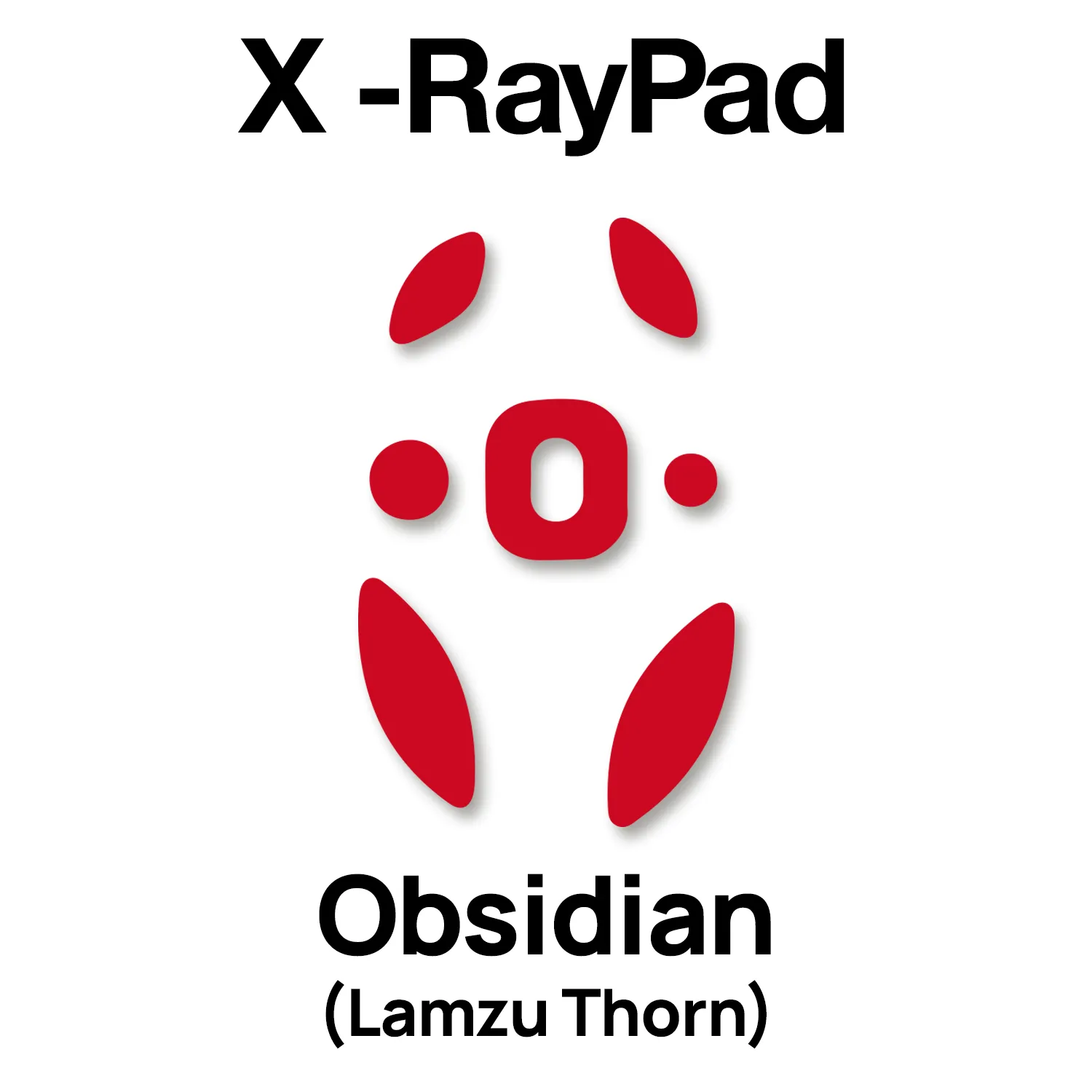 X-raypad Obsidian Mouse Skates (Lamzu Thorn)