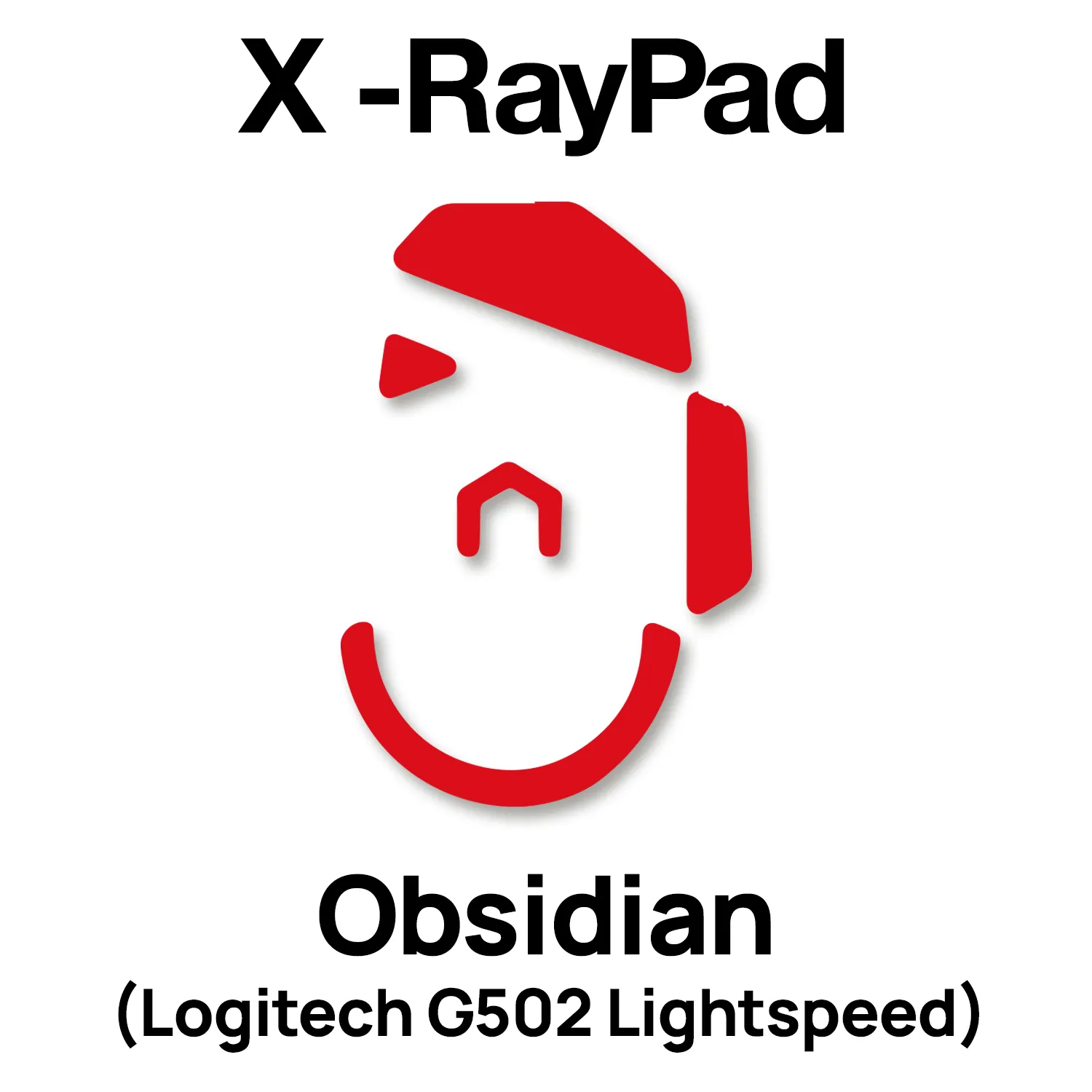 X-raypad Obsidian Mouse Skates (Logitech G502 Lightspeed)