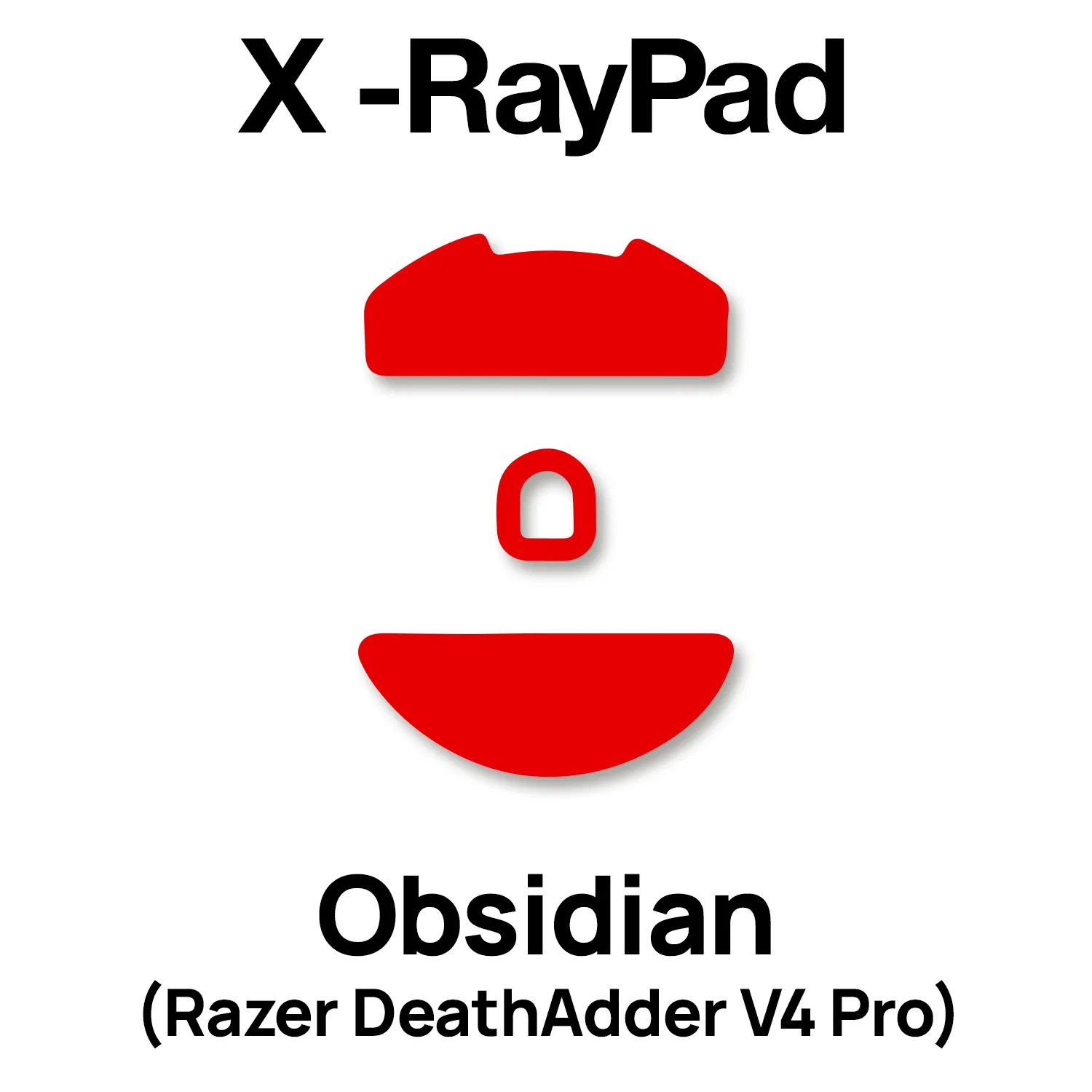 X-raypad Obsidian Mouse Skates (Razer DeathAdder V4 Pro)
