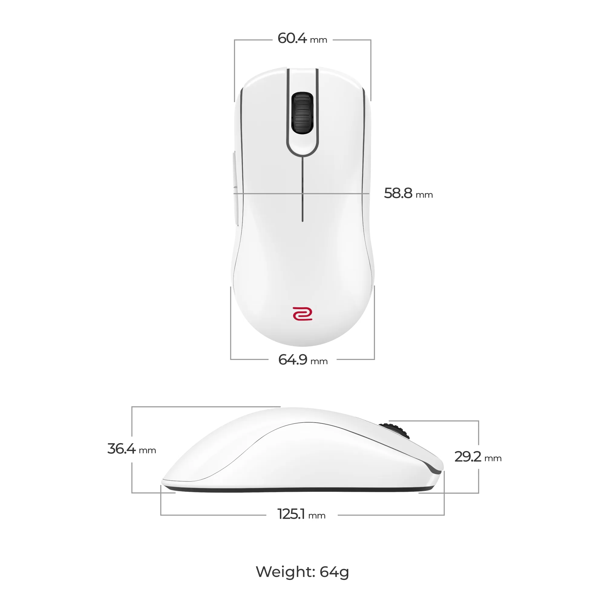 ZOWIE by BenQ FK2-DW (Glossy) — фото 7