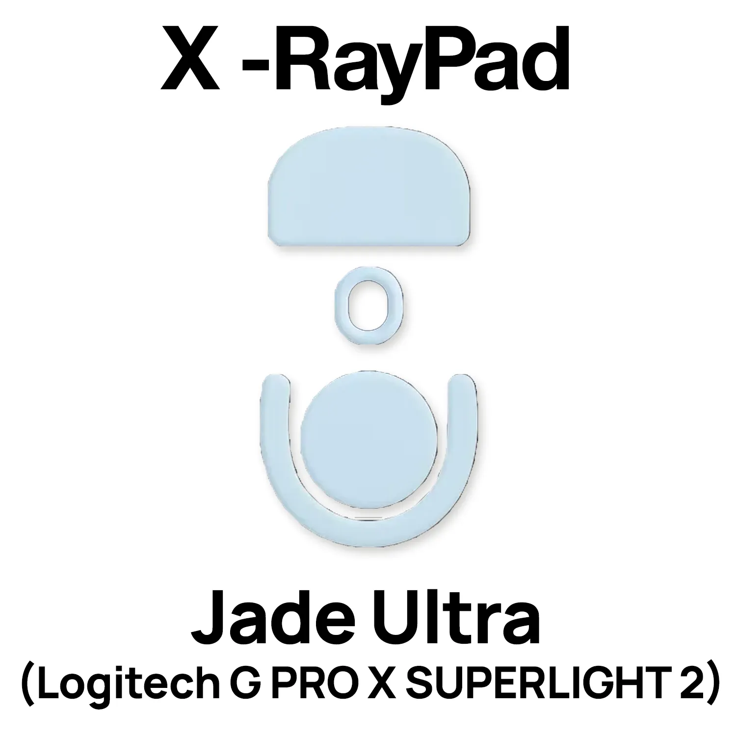 X-Raypad Jade Ultra Mouse Skates (Logitech G PRO X SUPERLIGHT 2)