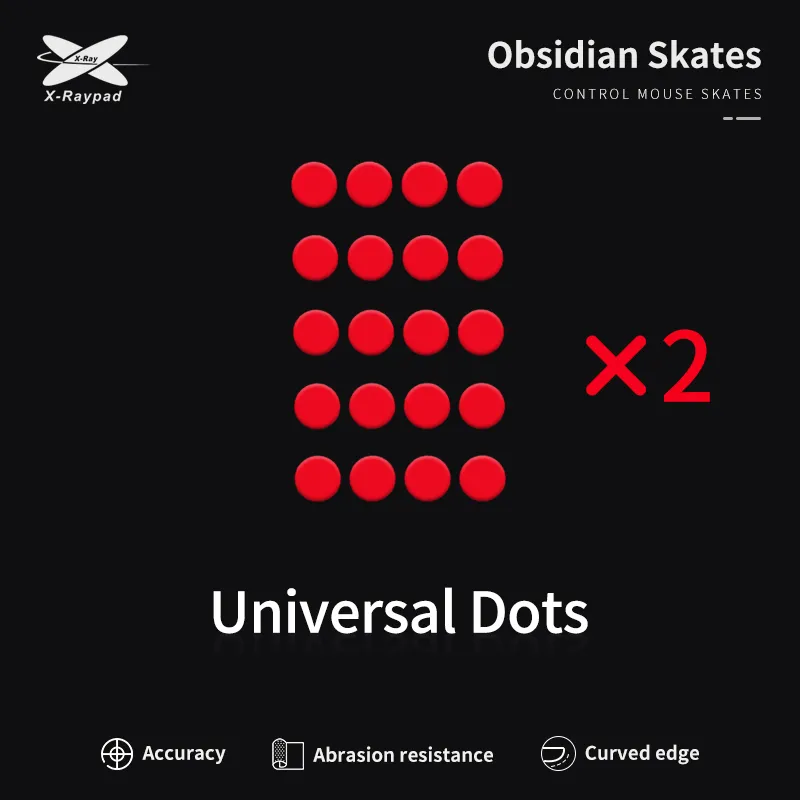 X-raypad Obsidian Mouse Skates