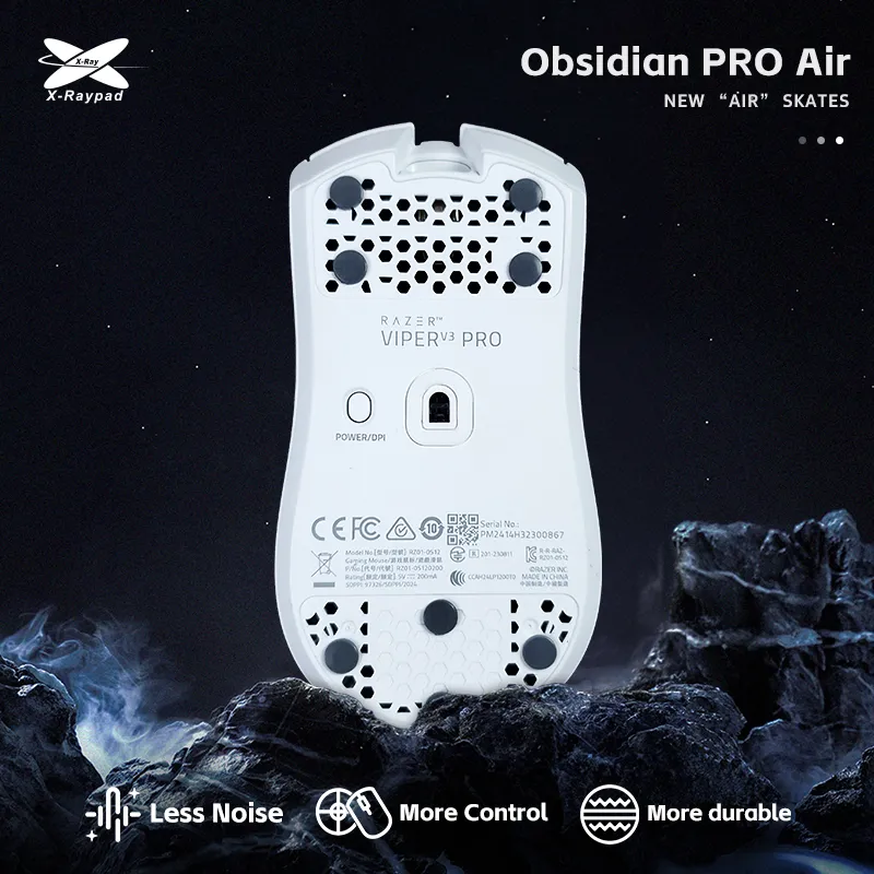 X-raypad Obsidian Pro Air Mouse Skates