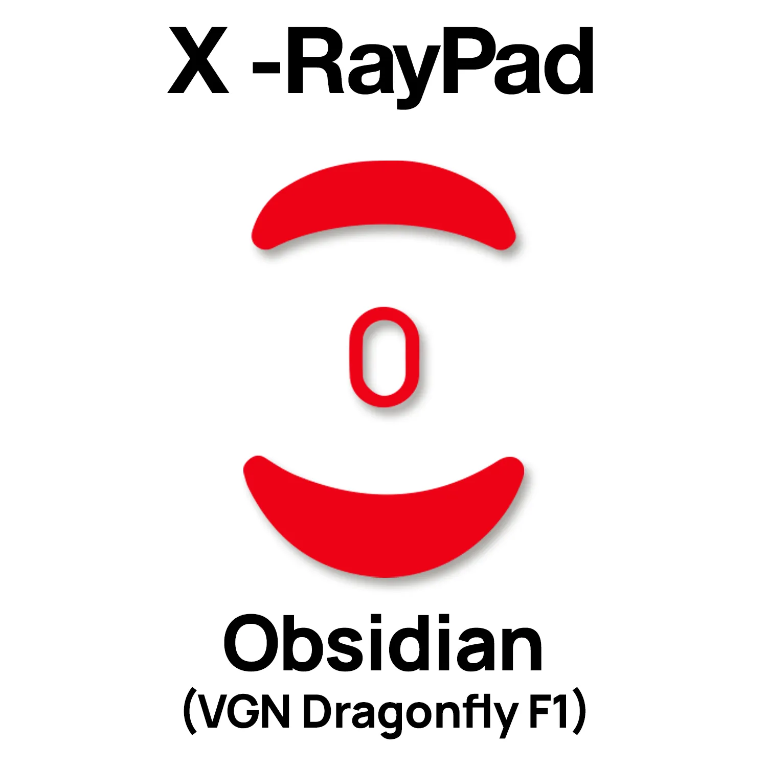 X-raypad Obsidian Mouse Skates (VGN Dragonfly F1)