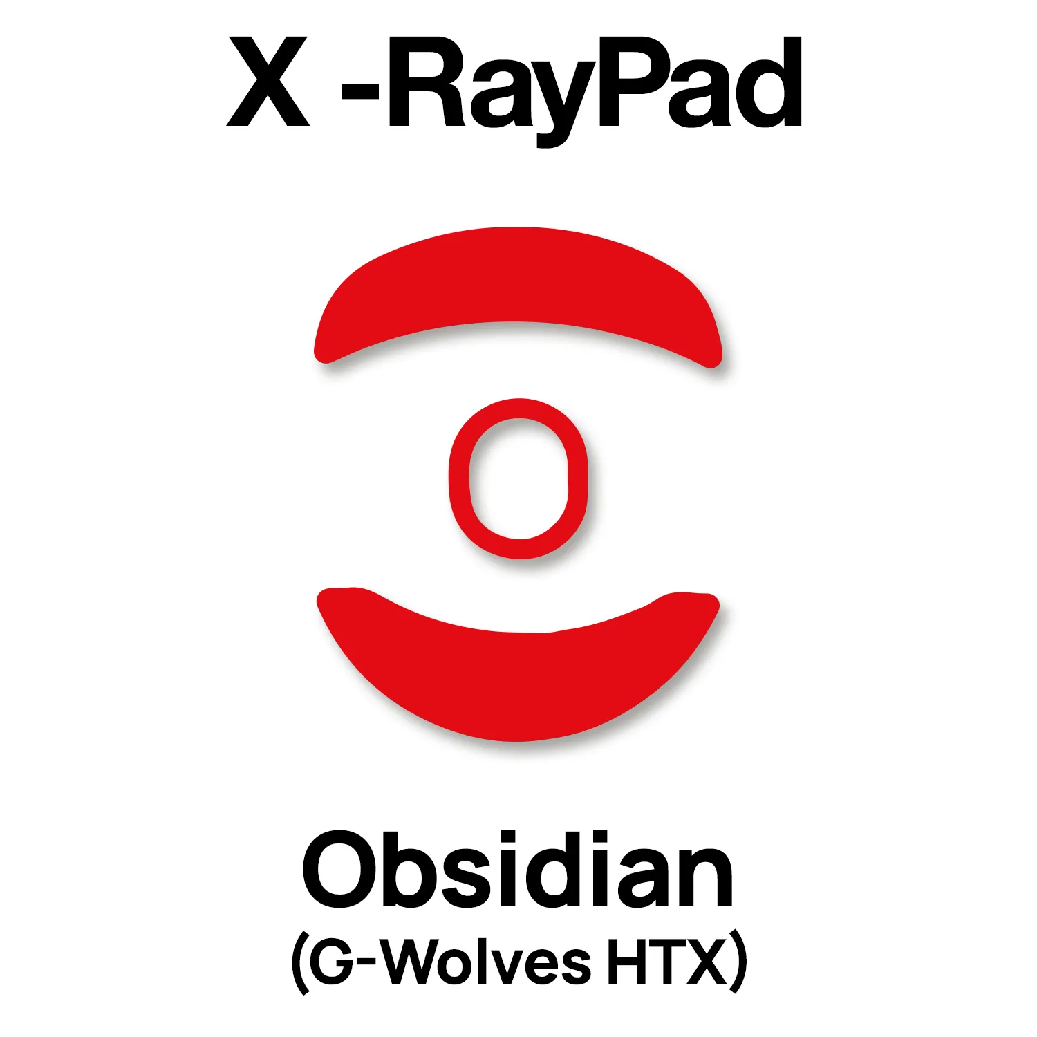 X-raypad Obsidian Mouse Skates (G-Wolves HTX)