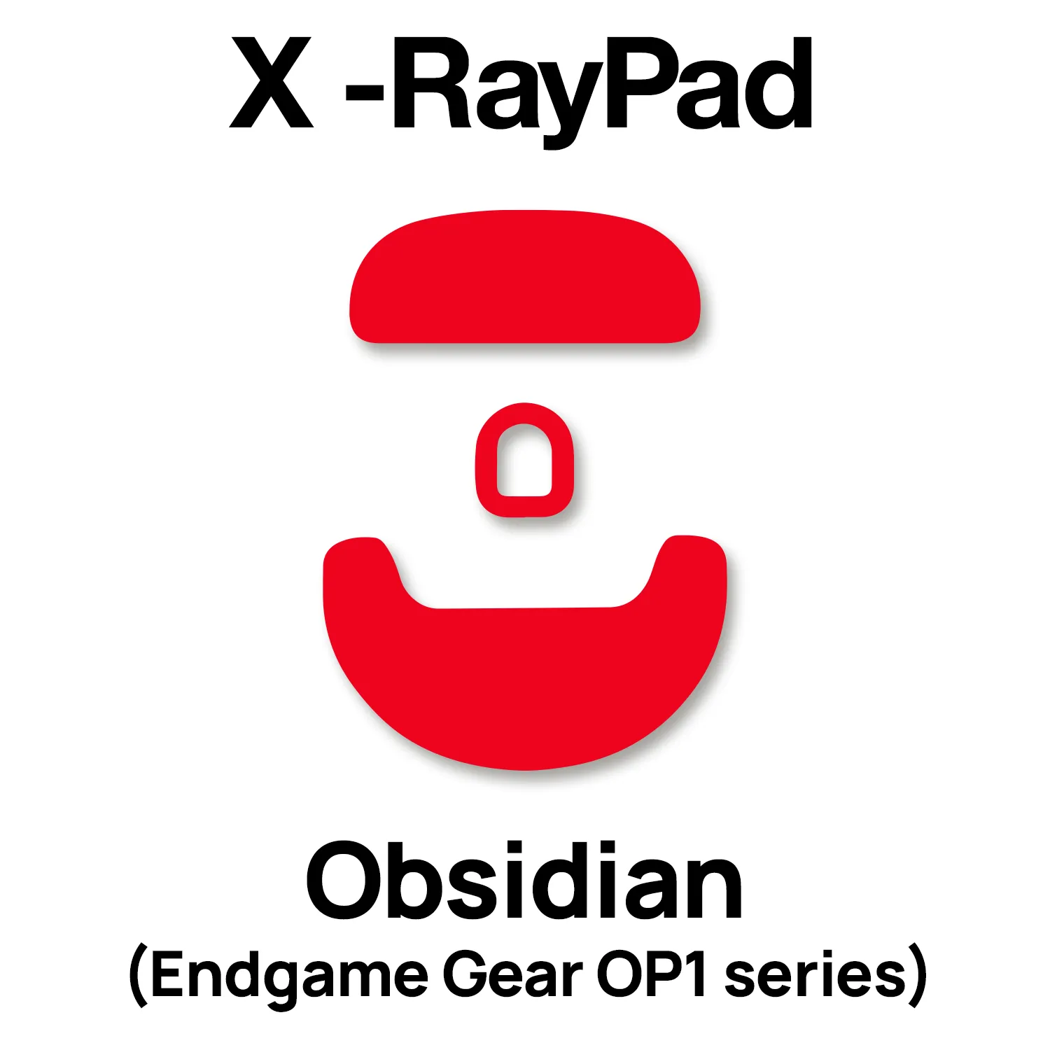 X-raypad Obsidian Mouse Skates (Endgame Gear OP1 series)