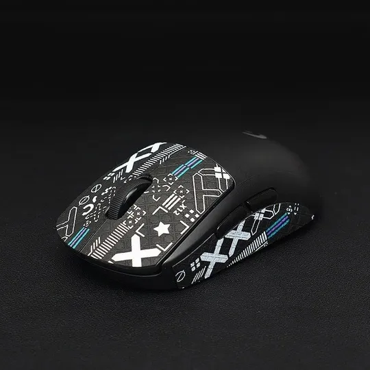 Grip Tape - Logitech G PRO Wireless / SUPERIGHT 1/2 (Black, Half)