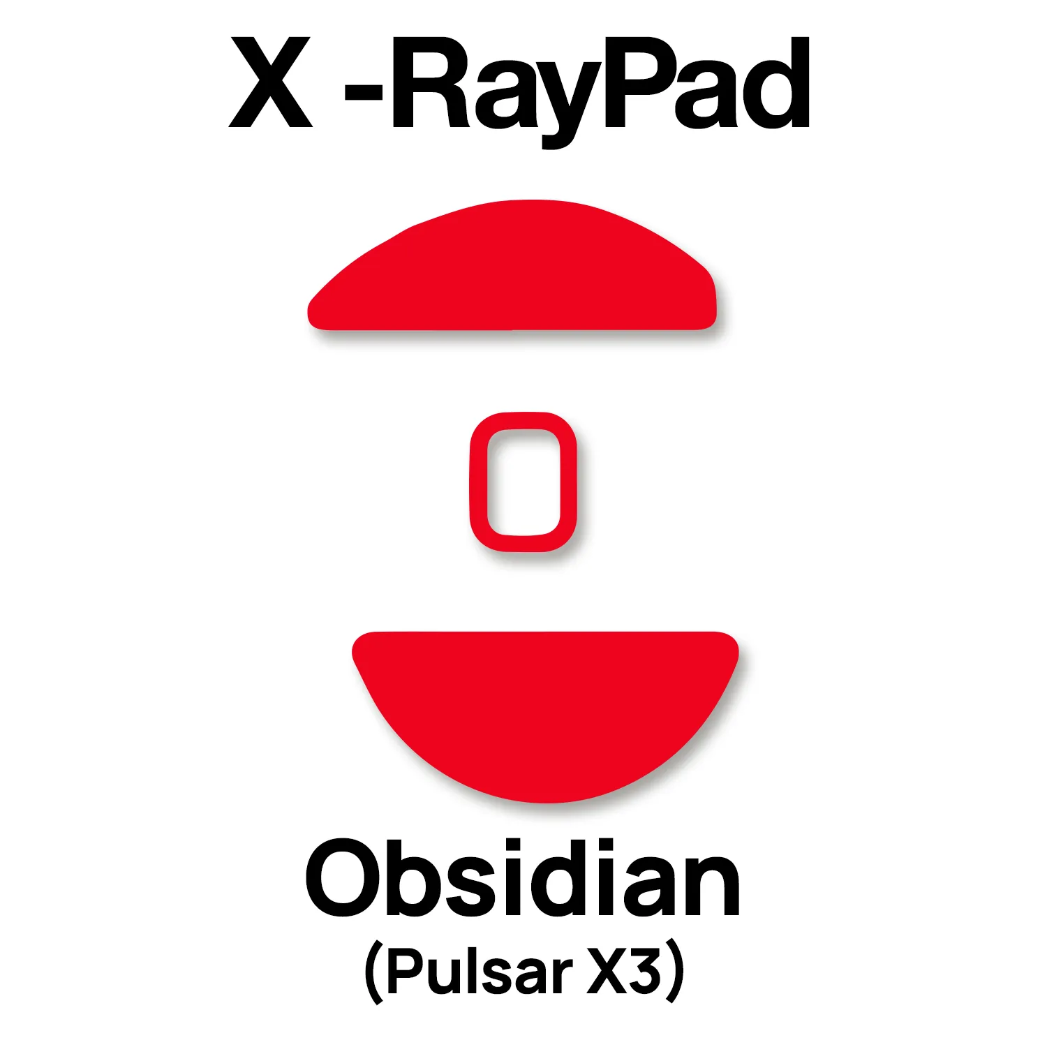 X-raypad Obsidian Mouse Skates (Pulsar X3)