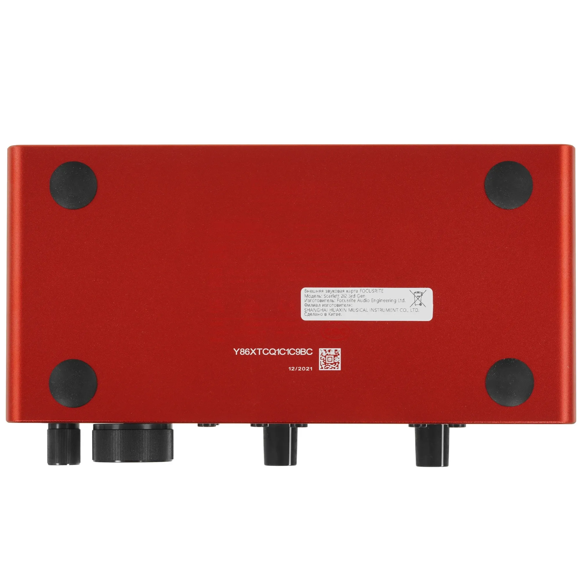 FOCUSRITE Scarlett 2i2 3rd Gen (Red) — фото 4