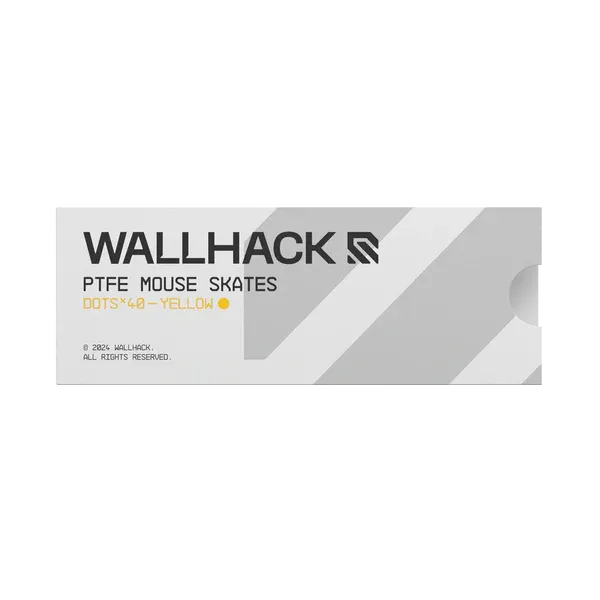 Wallhack Mouse Skates (Dots / Точки, Speed, Yellow) — фото 2