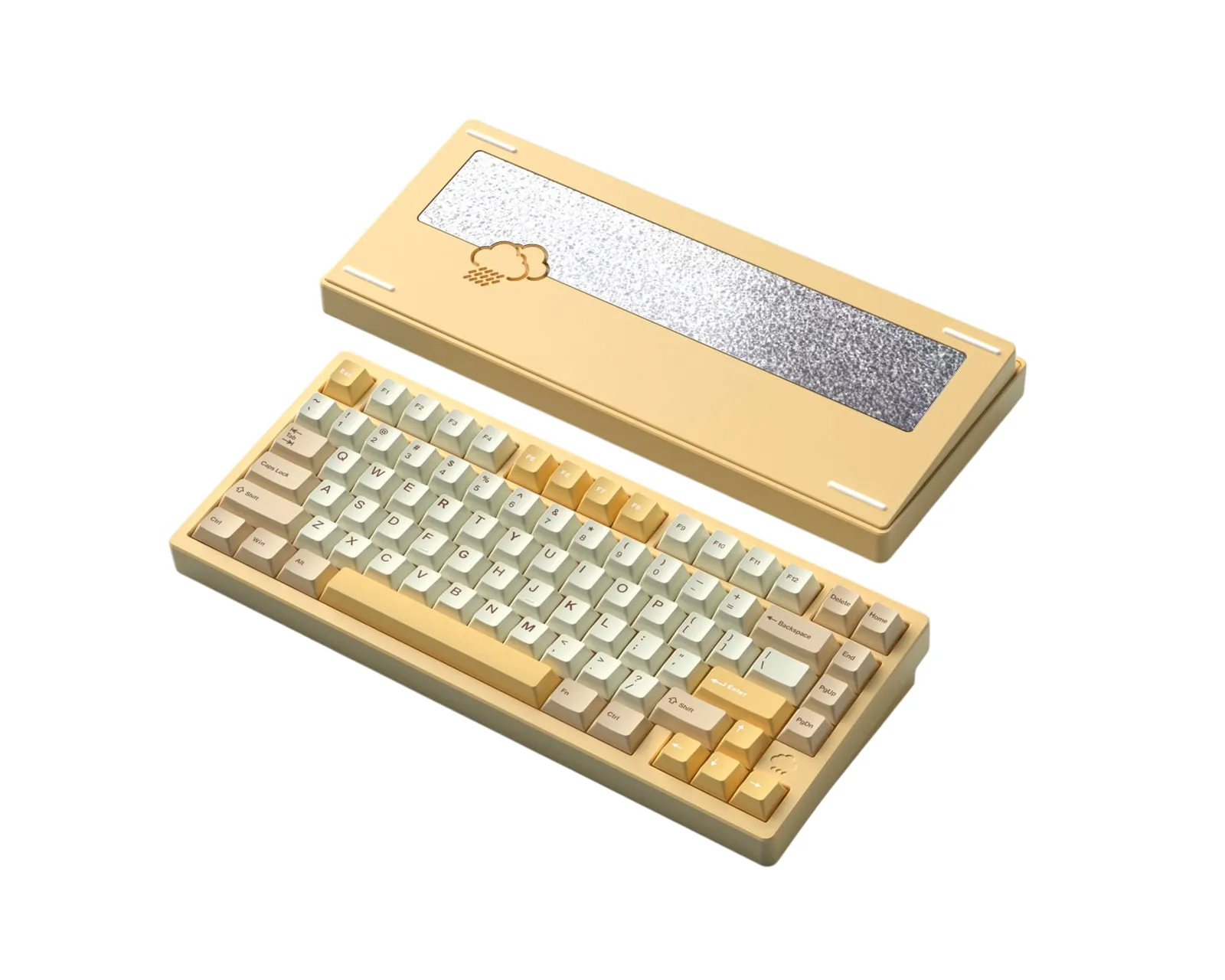 Wobkey Rainy75 Pro (Electro Yellow, Kailh Cocoa)