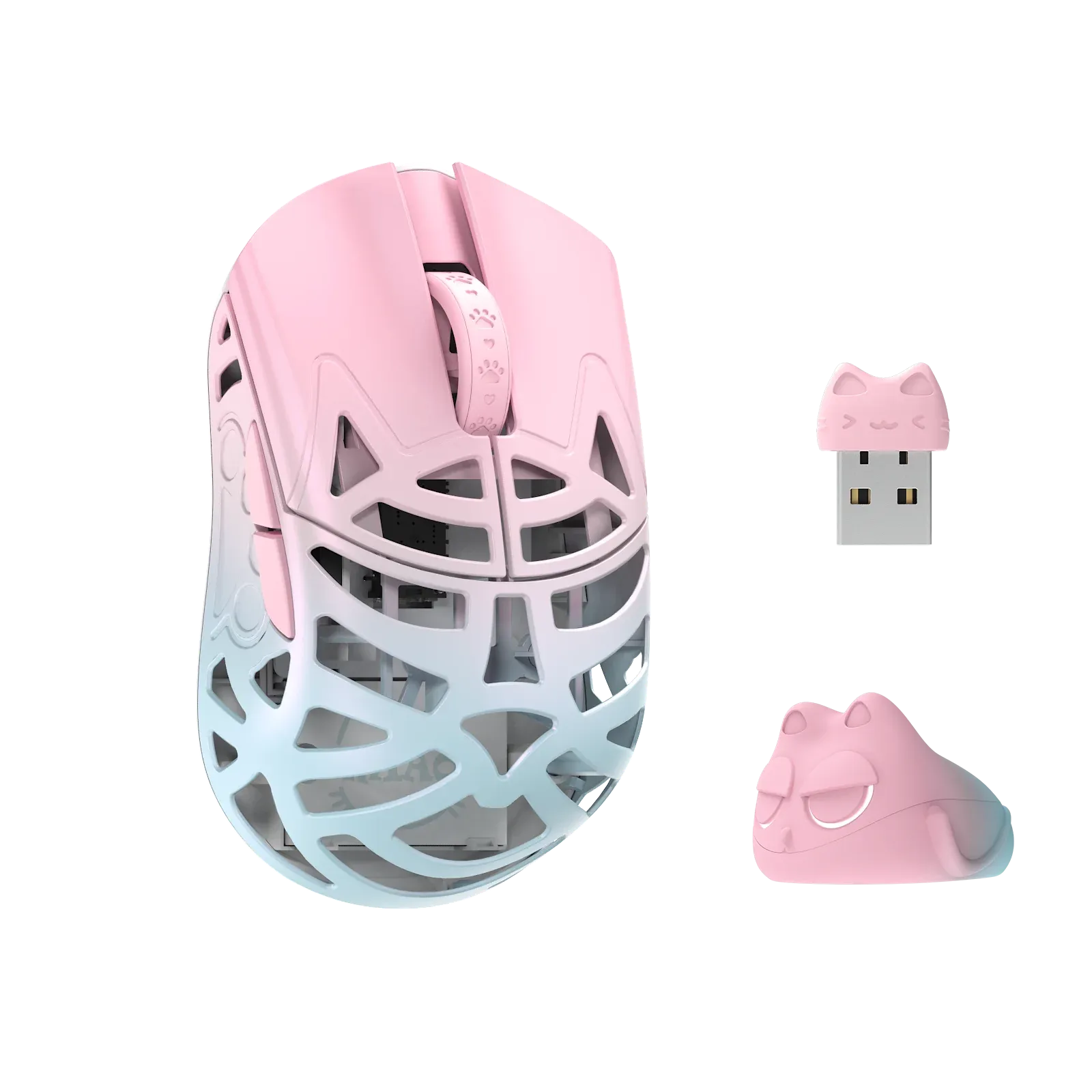 Wlmouse Beast Miao (Blue & Pink, Omron Opticals)