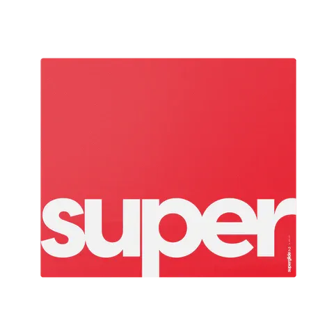 Pulsar Superglide Glass Mousepad v2 (XL 490x420mm, Red)