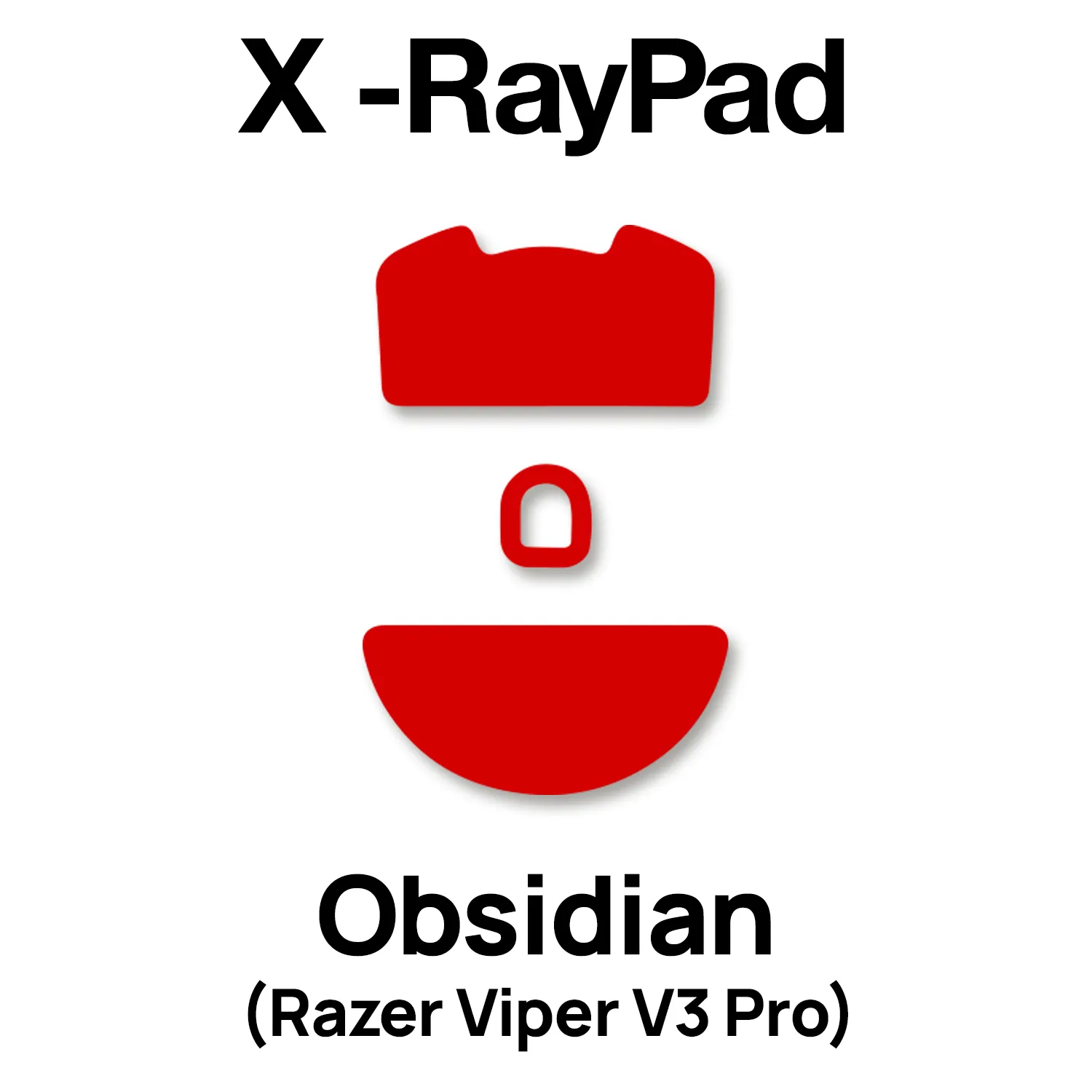X-raypad Obsidian Mouse Skates (Razer Viper V3 Pro)