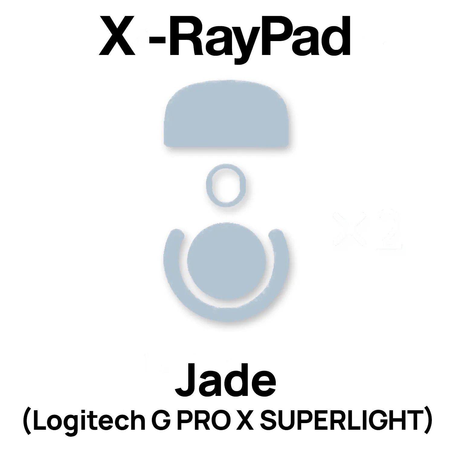 X-raypad Jade Mouse Skates (Logitech G PRO X SUPERLIGHT)