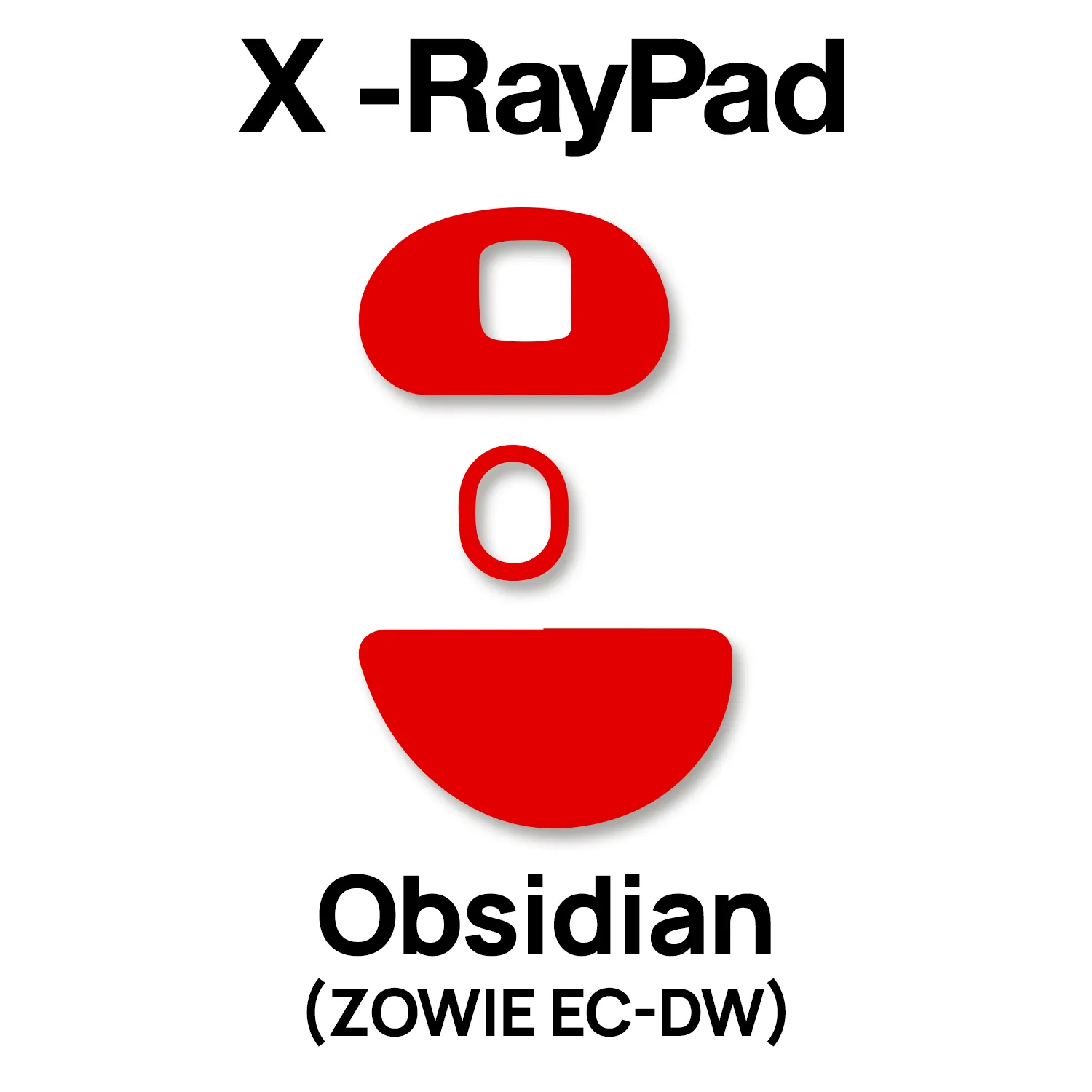 X-raypad Obsidian Mouse Skates (ZOWIE EC-DW)