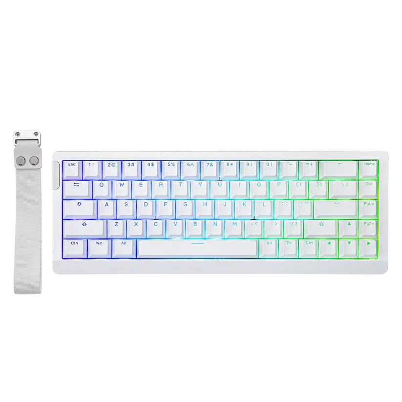 EPOMAKER HE68 Lite (White, Epomaker Clear Mag)