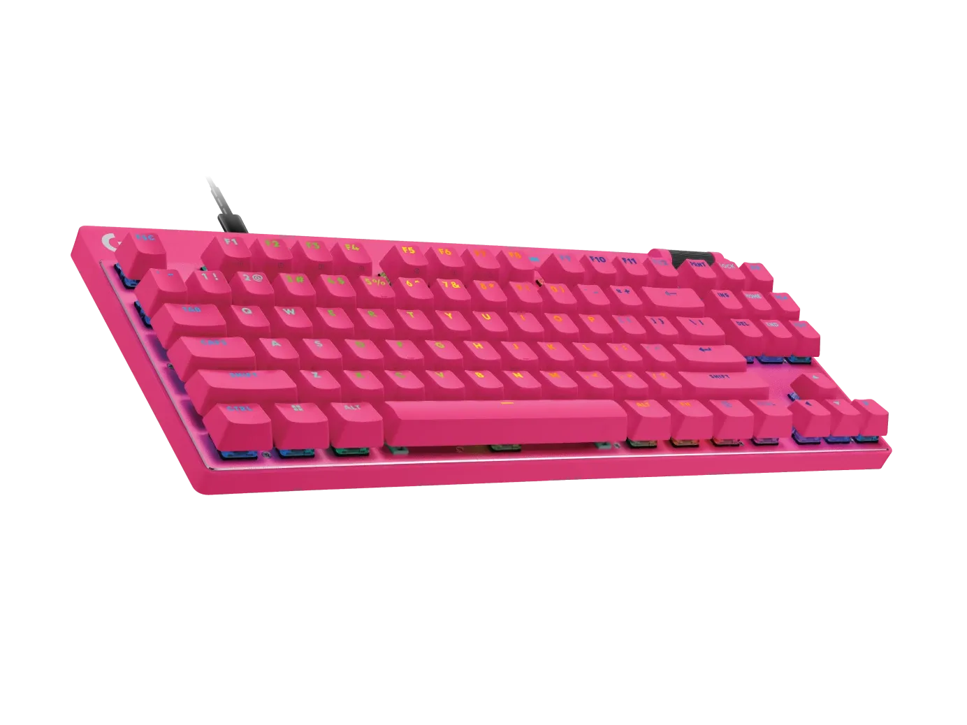 Logitech G PRO X TKL RAPID (Pink, magnetic-analog linear switches) — фото 2